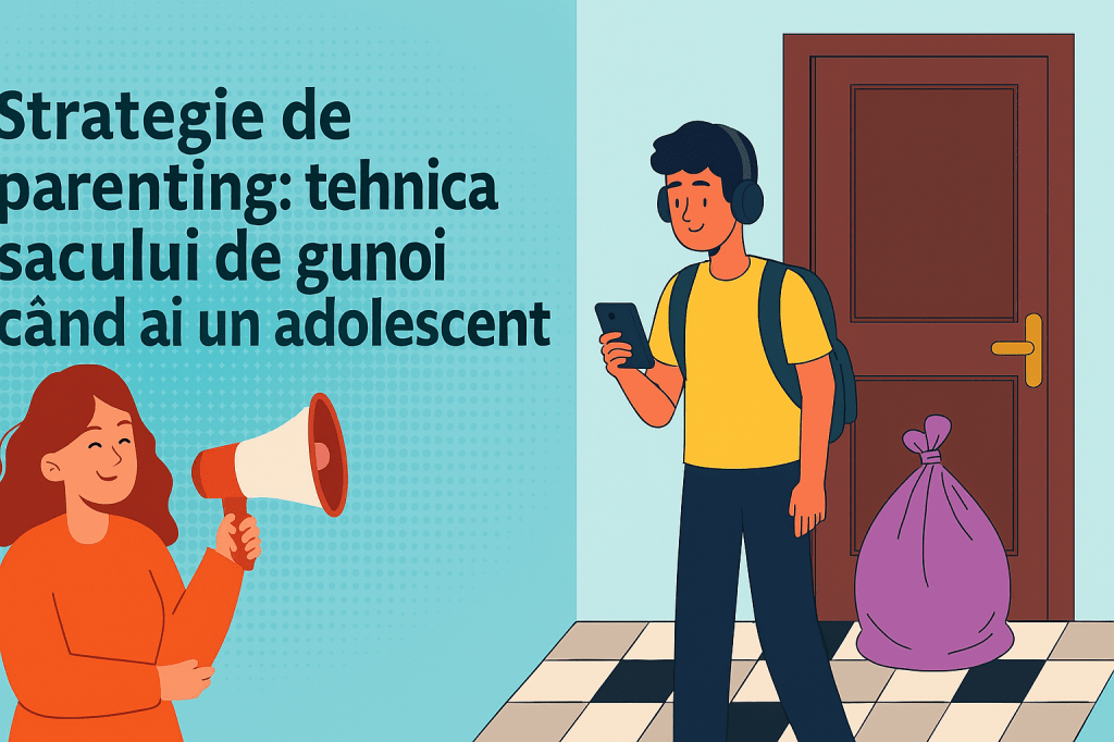 Strategie de parenting: Tehnica „sacului de gunoi” când ai un adolescent